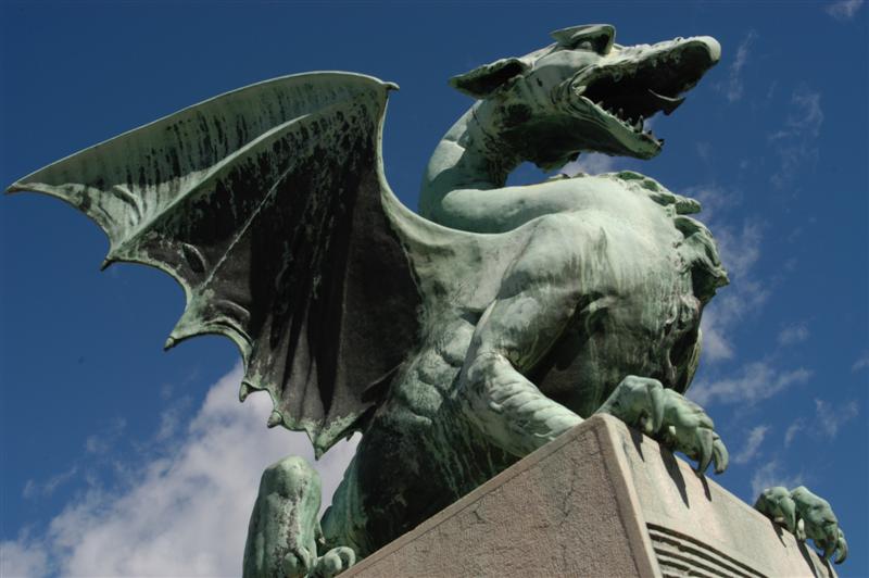 Dragon Bridge, Ljubljana, Slovenia