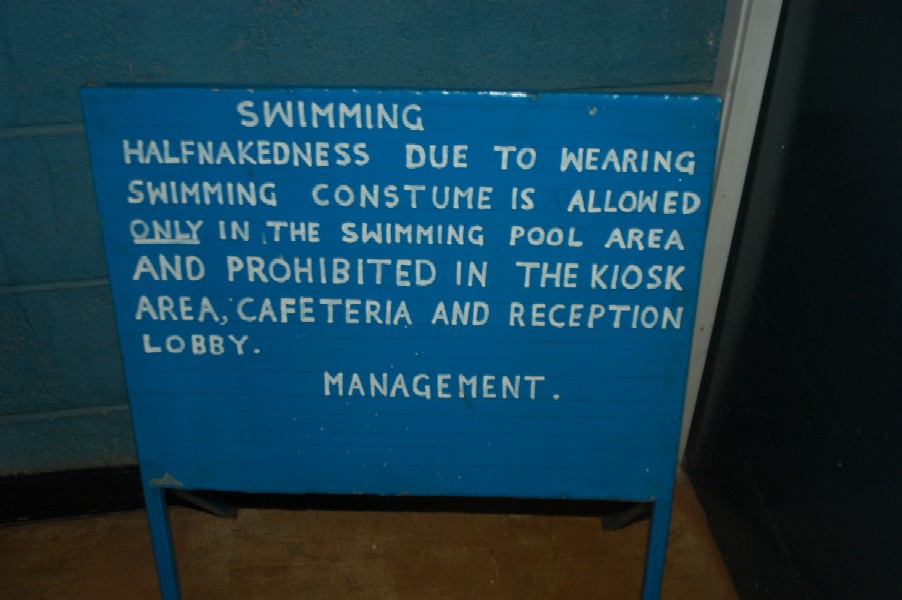 Swimming Sign, Moshi