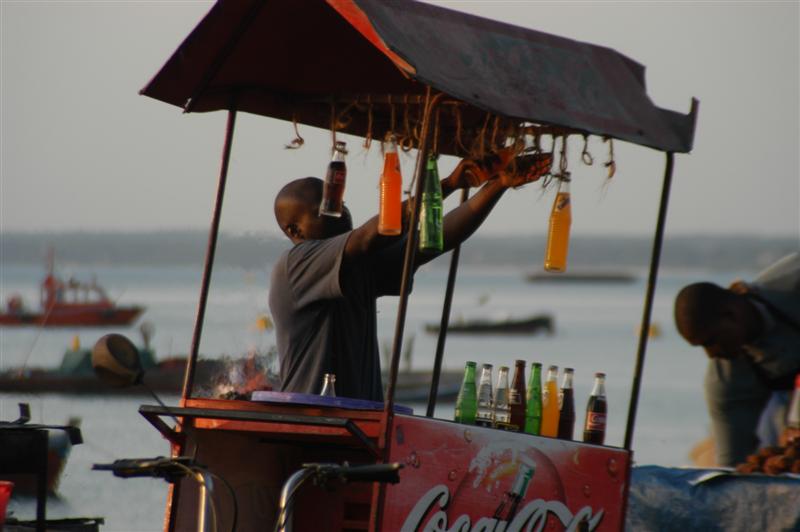 Food Stalls, Stone Town, Zanzibar