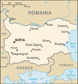 Bulgaria Map