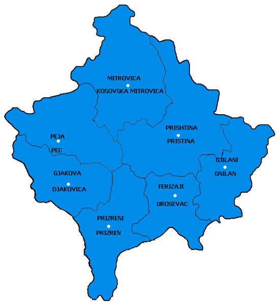 Kosovo Map