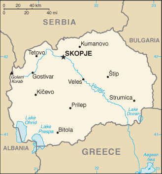 Macedonia Map