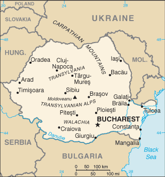 Romania Map