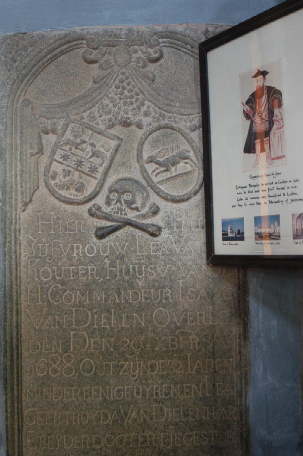 Vasco De Gama's Grave,  Ft. Cochin, Kerela, India