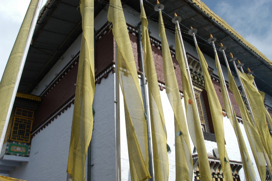 Prayer Flags, Pemayangtse Gompa, Pelling, Sikkim