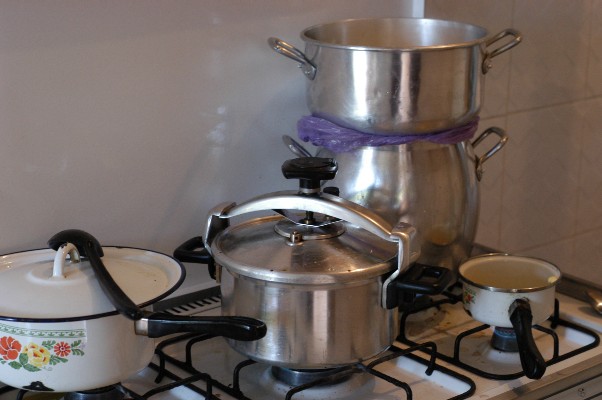 Cooking, Fes, Morocco